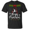 Image of Aerial Yoga Merry Christmas T-shirt Ugly Christmas Yoga