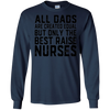 Image of Tous les papas Sont Créés Égaux le Meilleur Lèvent des soins infirmiers de Tee-shirt d'Infirmiers