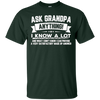Image of Ask Grandpa Anything Funny Father's Day T-Shirt Gift Smart