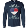 Image of Army Family Shirt Proud Army Family DAD In the Army Tee