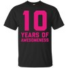 Image of 10th Birthday Shirt Gift Girls Age 10 Ten Year Old Girl Tee