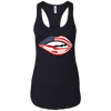 Image of American USA Flag Lips - Independence Day 4th July Shirt