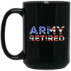 Image of Army Retired T-Shirt Military U.S. Army Retirement Gift