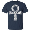 Image of African Pride Tee Shirts Ankh Black Pride Clothing