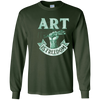 Image of Art is Freedom great t shirt for artists who love to draw