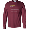 Image of Architect Definition Architecture Distressed Long T-Shirt