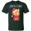Image of Santa Claws Cat Lovers Long Sleeve Shirt