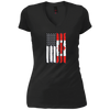 Image of American Canadian Patriotic Flag T-shirt