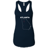 Image of Le tee-shirt D'ATLANTA avec le cœur | nous aimons ATL