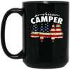 Image of American Camper U.S. Flag Patriotic Camping T Shirt