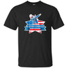Image of 4th of July Uncle Sam Dab T-Shirt - Funny Uncle Sam Dab Tee