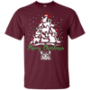 Image of Christmas Tree Merry Christmas Cat Lover Gift T-shirt