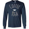 Image of "Coffee and Yoga" Black And White Tee