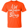 Image of A Lot Can Happen In 3 Days He Is Risen Shirt Easter Tee
