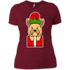Image of Christmas Yorkshire Terrier Dog T-Shirt, Puppy Xmas Gift