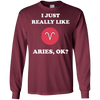 Image of Aries Zodiac T-Shirt Funny Saying Shirts for Men Women Gift