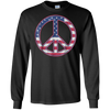 Image of American Peace Sign Funny Happy 4th Fourth Of July T-Shirt