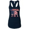 Image of AMERICA Elephant Graphic T-Shirt Perfect Gift Women Men Kids