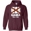Image of Alabama Shirt Vintage Design Bama Born Bred Gift Long Sleeve