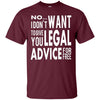 Image of Attorney Law Student Gift T Shirt - Lawyer Free Legal Advice