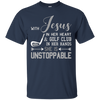 Image of AVEC JESUS A SA HEART & GOLF CLUB HANDS SHE IS T-shirt