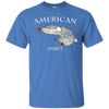 Image of AMERICAN Spirit Bald Eagle Long Sleeve T-shirt B & W Art