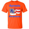 Image of Apraxia Awareness American Flag T shirt
