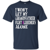 Image of Alzheimer's Awareness Tee For Grandfather Purple Ribbon Tees
