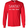 Image of Santa Fake News T-Shirt Trump Joke Funny Christmas Gift