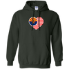Image of Arizona Flag Shirt USA American Flag T-Shirt Vintage Heart