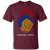 Image of Armenian Flag Fingerprint T-shirt Armenia Flag Shirt