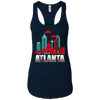 Image of Atlanta T Shirt Funny Atlanta Georgia Skyline Souvenir Tee