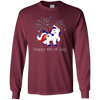 Image of Americorn Patritoic Unicorn Happy 4th Of July Long Sleeve