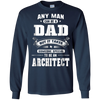 Image of Tout homme peut être un papa spécial un tee-shirt d'architecte