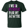 Image of Alzheimer's Awareness T-shirt I Wear Purple For My Auntie