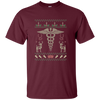 Image of Christmas Ugly Sweater T-Shirt For Nurses And RN