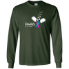 Image of Angel Daddy T-Shirt. Miscarriage Awareness Infant Loss Tee