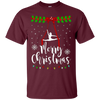 Image of Aerial Yoga Merry Christmas T-shirt Ugly Christmas Yoga