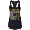Image of Aries Facts Zodiac Sign T-Shirt