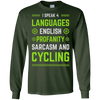Image of Sarcastic Bicycle Cycling Novelty T-shirt Passionate Cyclist