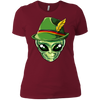Image of Alien Oktoberfest T shirt Men Lederhosen Alpine Ufo Lover