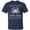 Image of Santa Claws Festive Crab Ugly Christmas Gift Long Sleeve
