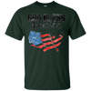 Image of American Flag T-Shirt God Bless America 4th of July Tee Unis