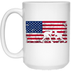 Image of American Flag Wrestling T-shirt Wrestling Gift