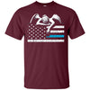 Image of Angel Weeping Thin Blue Line Flag to Honor the Fallen