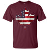 Image of American canadian shirt shirt maple leaf flag shirt