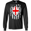 Image of Angel Georgian American Flag Patriotic Georgia USA Tshirt