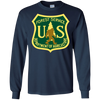 Image of Bigfoot, Sasquatch, Yeti, USFS, Funny, T-shirt