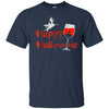 Image of Funny Halloween Wine Tshirt, Happy Hallowine, for Men Women