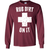 Image of 'Rub Dirt On It' Funny Baseball Sports T-shirt
